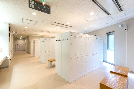 【19】男子ロッカー更衣室　【20】女子ロッカー更衣室